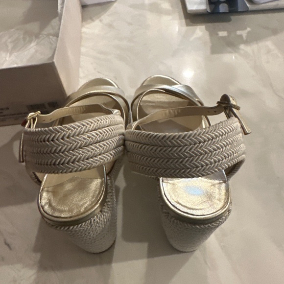 Jimmy Choo gold weges - Picture 8 of 8